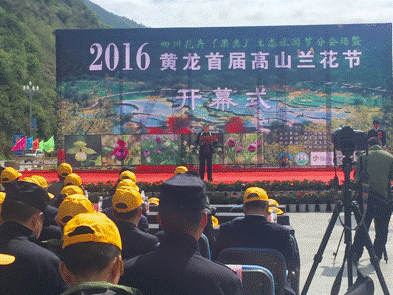 相约五彩黄龙，邂逅最美兰花 首届高山兰花节开幕 黄龙景区向世界推出“兰花”名片