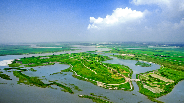 太阳岛国家湿地公园航拍_副本