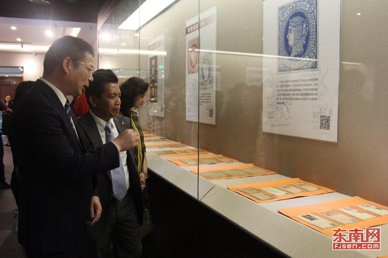 菲律宾珍邮展在厦门举行 展览持续到5月9日